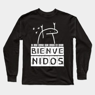 A los hijos del Rock' Roll: Bienvenidos. (IV-Blanco) Long Sleeve T-Shirt